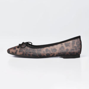 Pointy Ballerina Bowknot Flat Shoe | Black