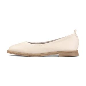 Casual Ballet Flat Shoe | Off White